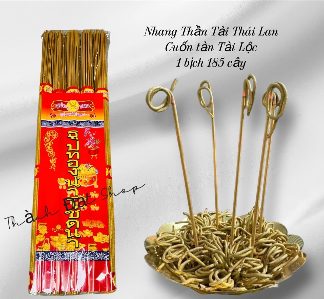 Nhang thần tài thái lan 185 cây