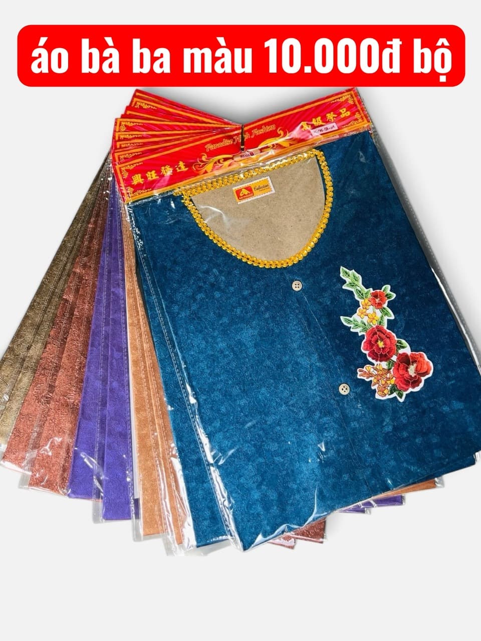 áo bà ba màu