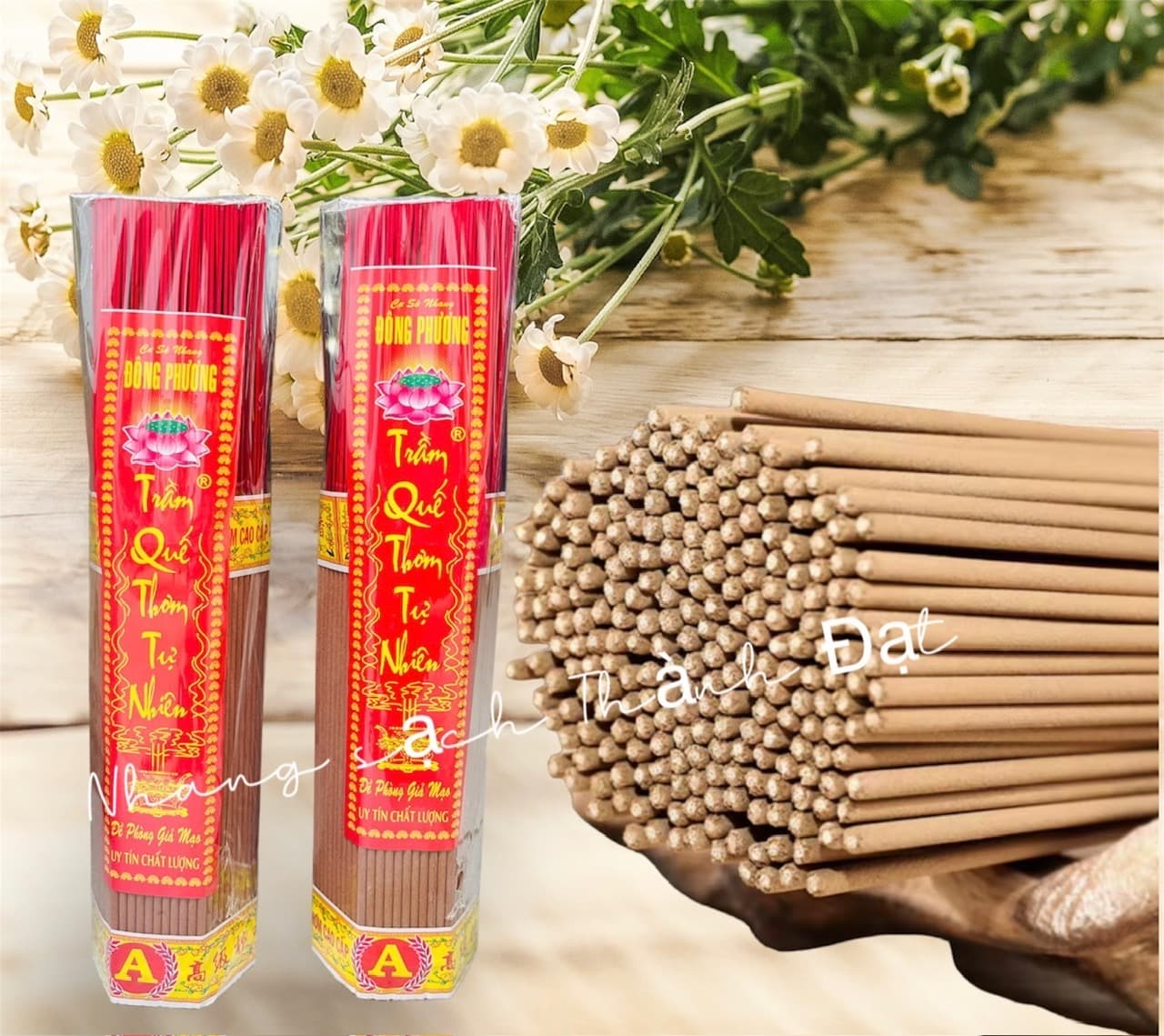 Nhang quế. thơm đặc nhẹ , nhang sạch không hóa chất độc hại 1 bó 331 cây