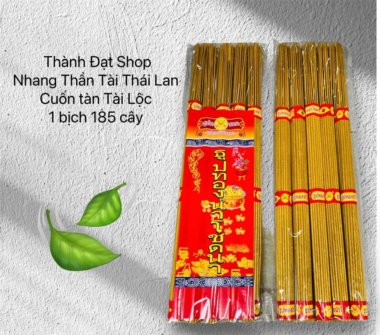 Nhang thần tài thái lan 185 cây