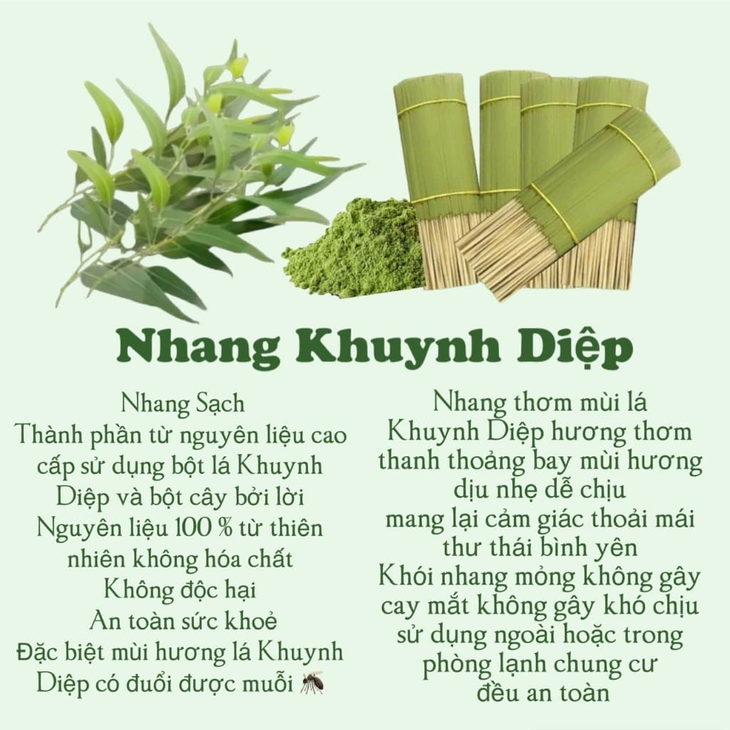 Nhang khuynh diệp. 1 bó 1kg .Nhang Sạch ,hương thơm tự nhiên không hóa chất