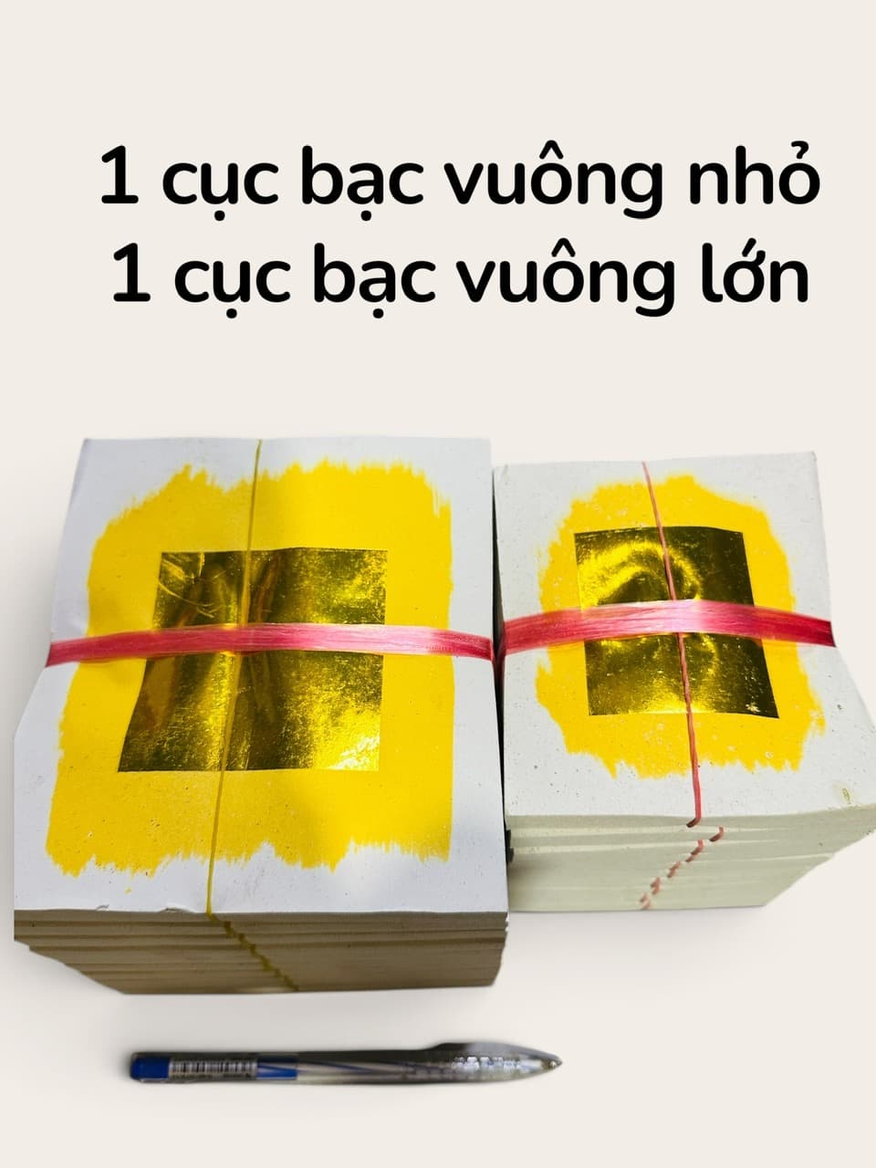 Bạc Vuông Cúng – Loại Nhỏ & Loại Lớn