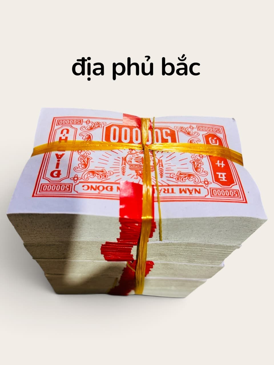 Địa Phủ Bắc – Giấy Cúng Miền Bắc